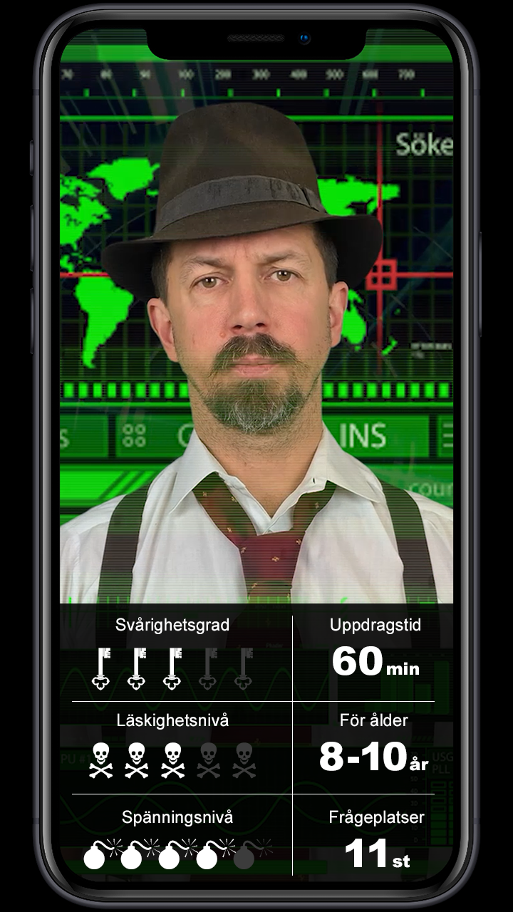 Agentuppdrag: De kidnappade barnen för 8-10 år